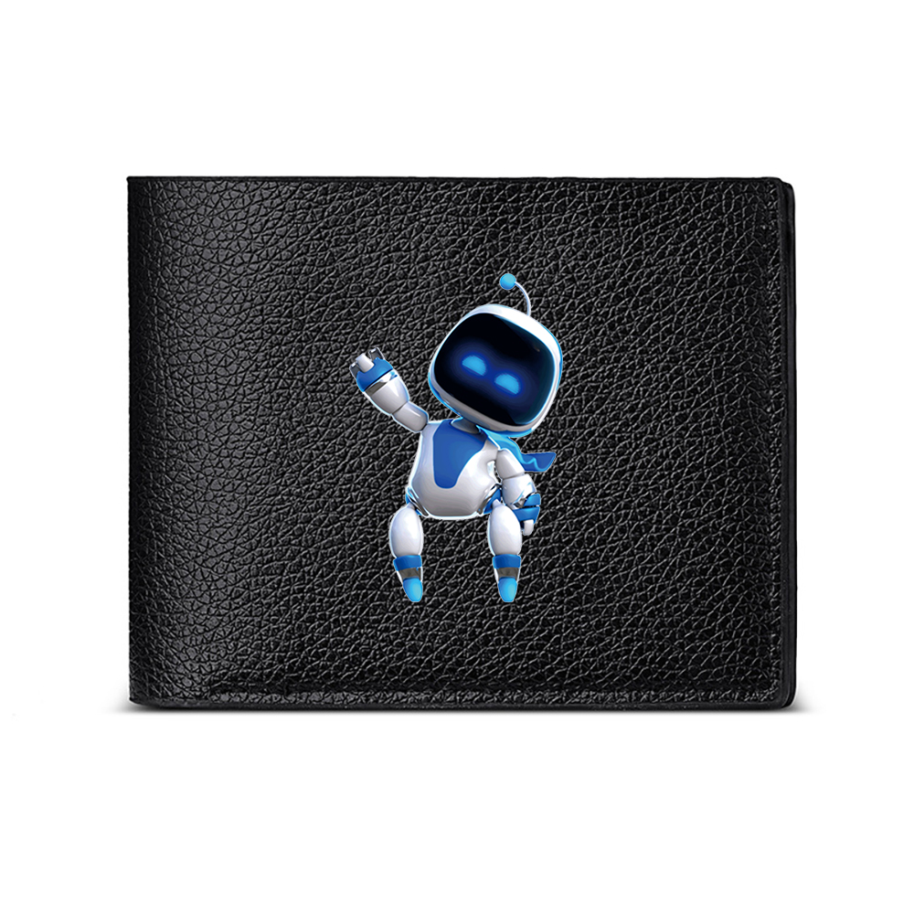 Tech Accessories Business - Portfel męski z motywem przyjaznego robota,