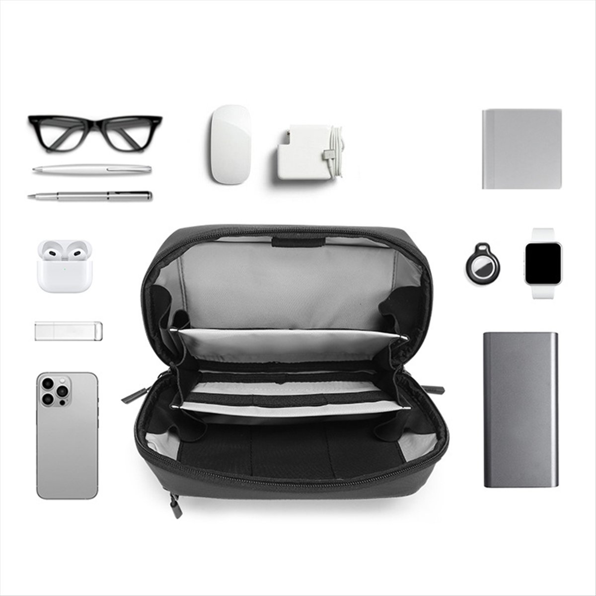 Tech Accessories Travel Organizer Pouch - ☶ ❈ ＊ ♥ AC1578-Wodoodporna torba